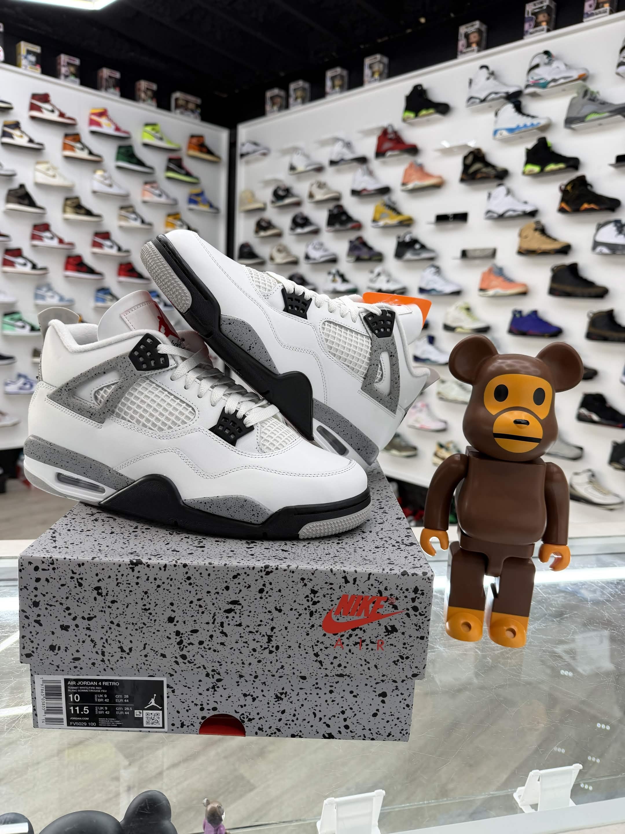 Jordan 4 Retro White Cement Men's