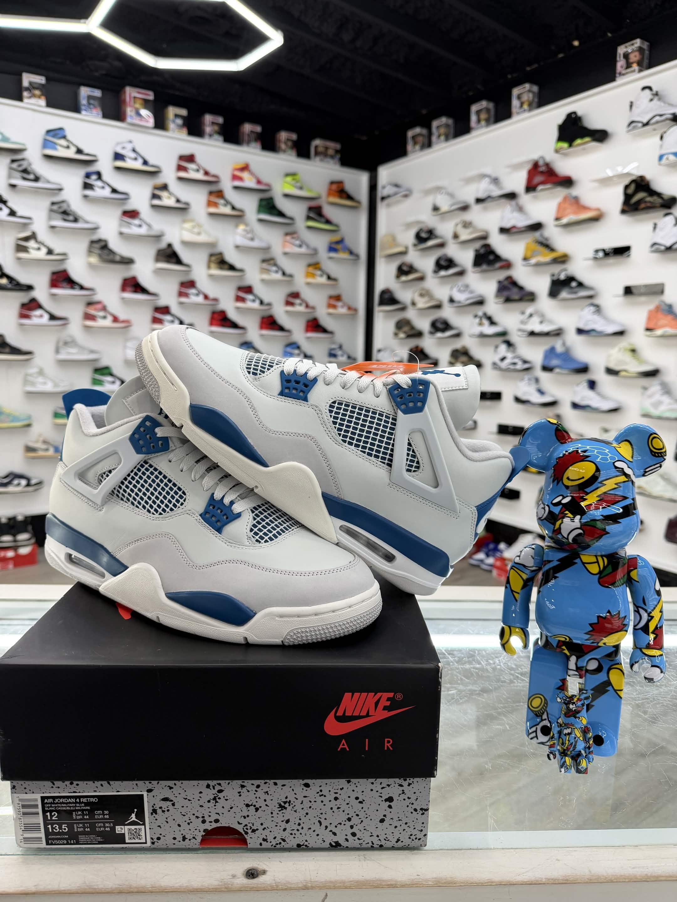 Jordan 4 Retro Military Blue Men's